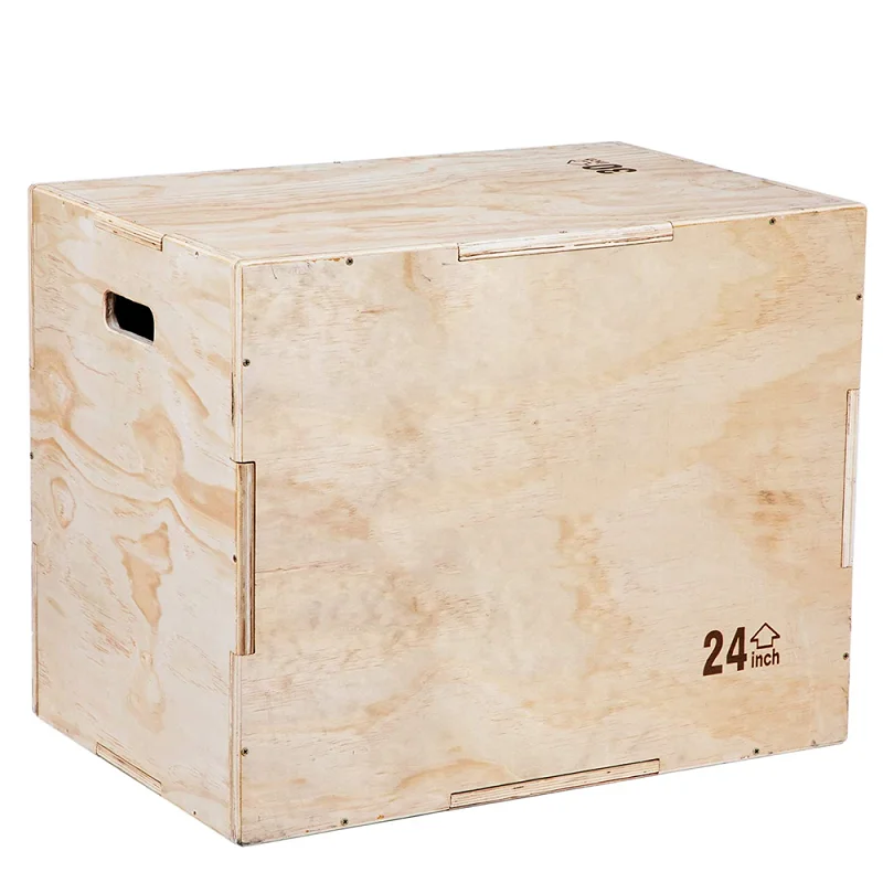 Оптовая продажа фитнес-оборудование для тренировок тренажерного зала деревянная коробка прыжков