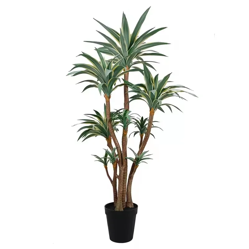 New Hot sale Realistic Oh Arts 210cm 7ft artificial bonsai tree desert agave artificial agave plants