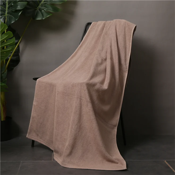 Super Cymru Unique Grace Thin Summer Towel Embroidered Stripe Hotel Beach Hand Cotton Bath Wrap Towel