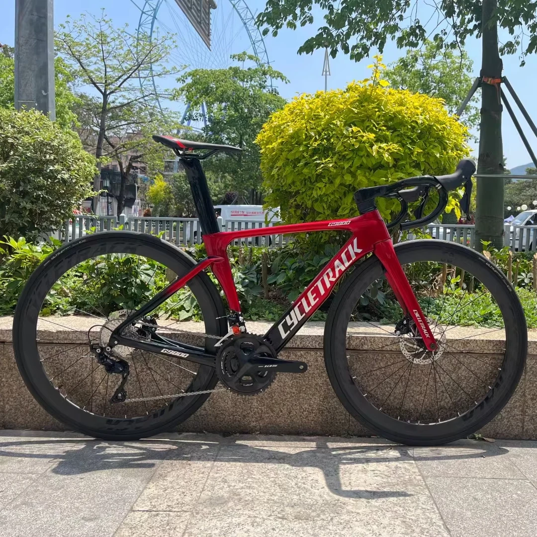 Cycletrack G9800 карбоновый шоссейный велосипед 24 скорости Shi mano Di2 гоночный для мужчин и женщин