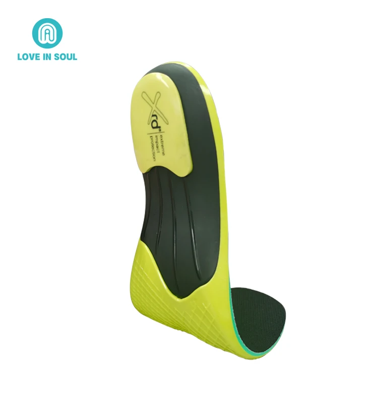 PU Insole Breathable Sports Insoles, Poron Cushioning Shoe Inserts Orthotics Arch Support Insoles for Men Women Free 500 CN;FUJ