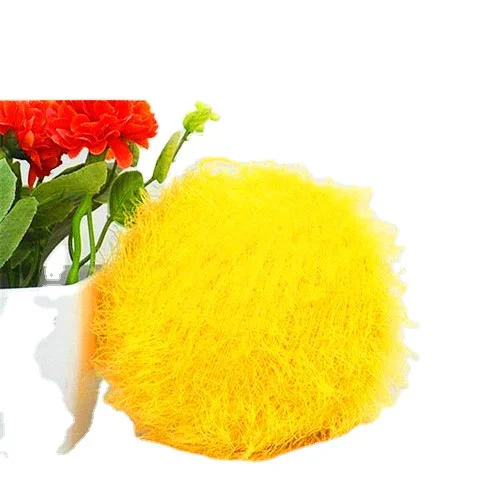 
9s 1.3s Wholesale No Hair Loss Mink Soft Comfortable 13Nm/1 And Fashion Feather Nylon Fancy Yarn ball Factory 