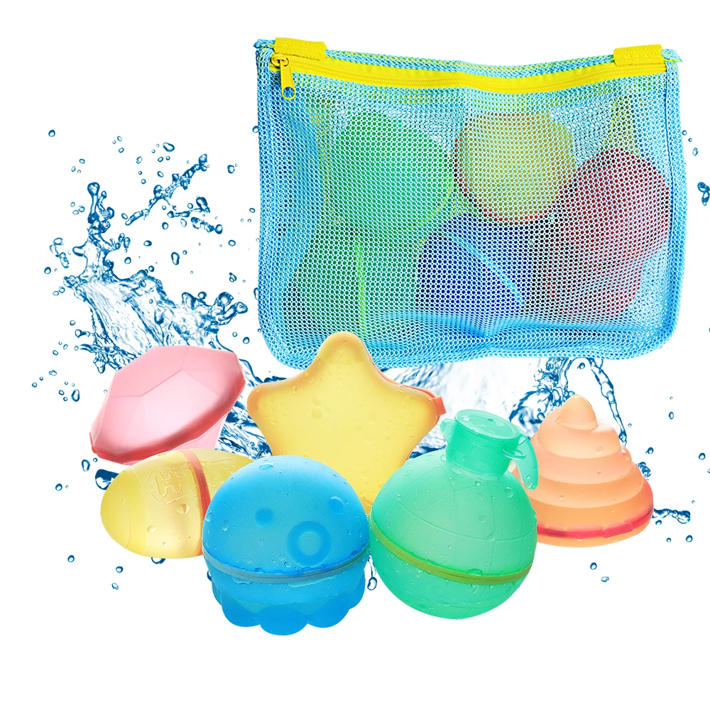 Hot Sale Summer Colorful Silicone Fight Water Bomb Balls for Sale and Water Ball Paintball for Kids Reusable Water Ball
