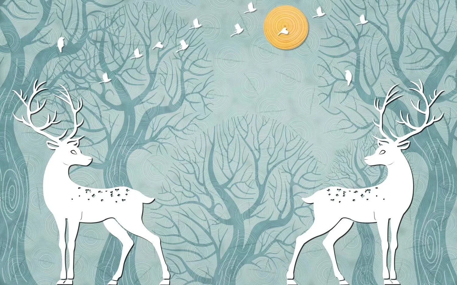 new nature wall mural