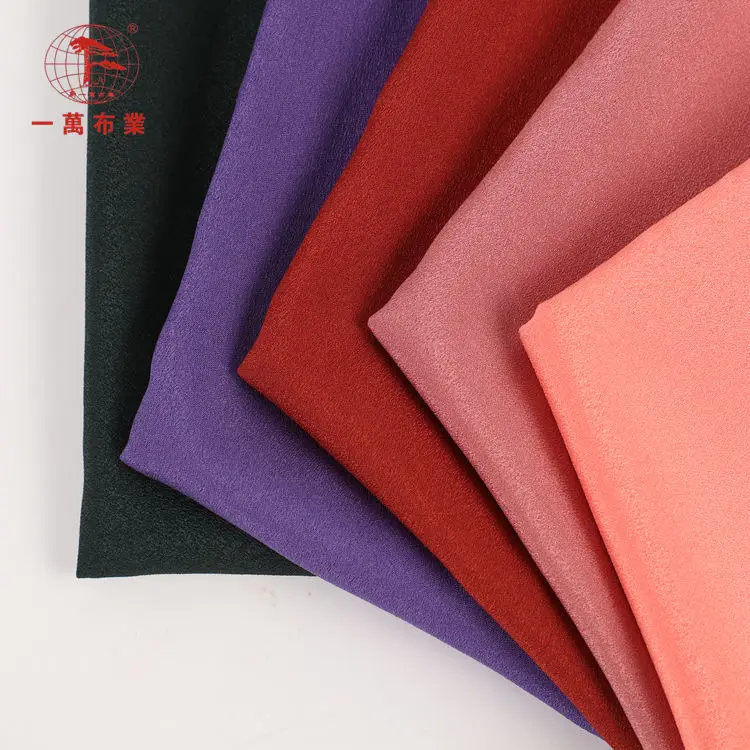 
Custom shrink-resistant 100% polyester printed plain chiffon fabric 