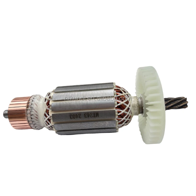 KUNDI Brand Professional Manufacturer power tools spare part for  Armature Rotor MT243
