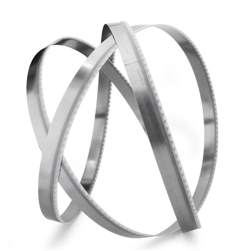 Welded Customized Size Tungsten Carbide Tip Band Saw Blade 16mm-150mm Width  For Hard and Soft Wood Cutting