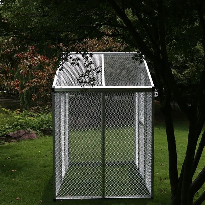Hot Sale Outdoor Bird Aviary Aluminum Large Bird Cage Large Parrot Aviary