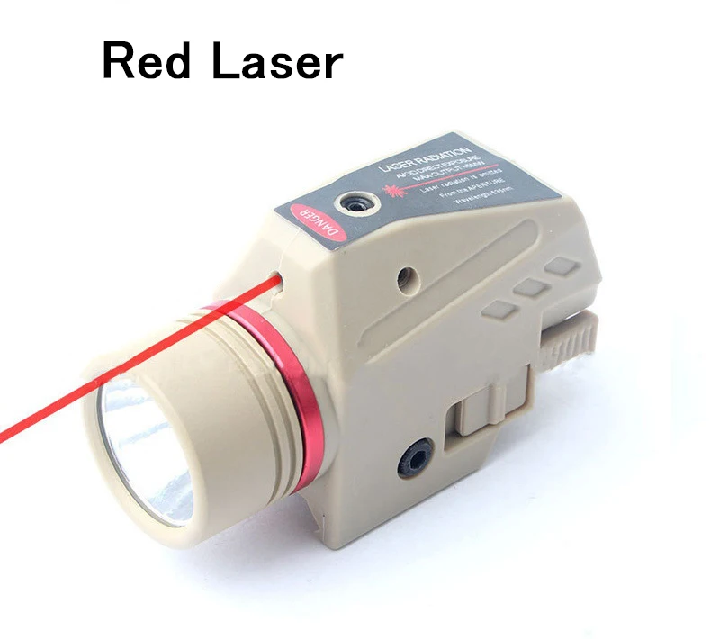 BIJIA Compact Hunting Led Lights Red Laser Dot Sight Hunting Scope