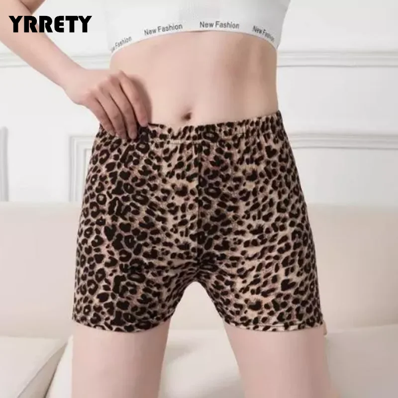 
YRRETY Workout Women Breathable Summer Shorts Sports Elastic Waist Printed Short Candy Colors Casual Fitness Skinny Shorts 