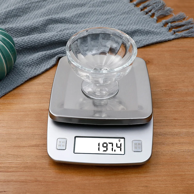 Hot Selling Auto Zero Food Weighting Scales  Electronic Kitchen Digital Scale With LCD Display  Backlight