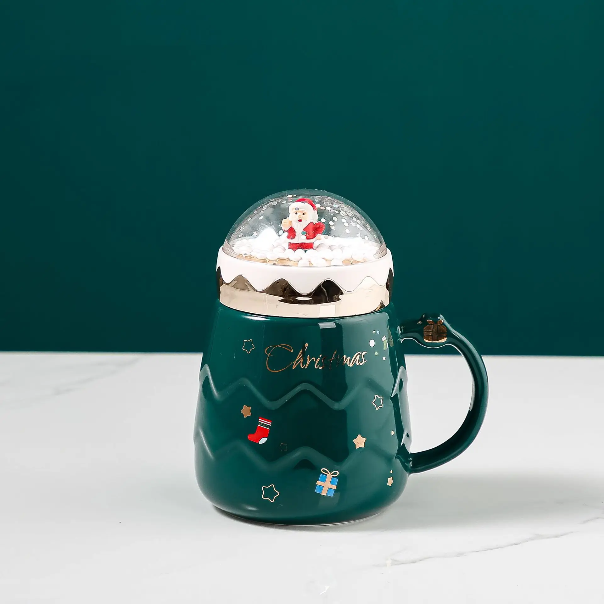 Coffee Mug Gift Box Set Printing In Dubai Mighty Ceramic Coffee Mugs Enamel Tumbler Set Red Ceramic Mug For Christmas Gift