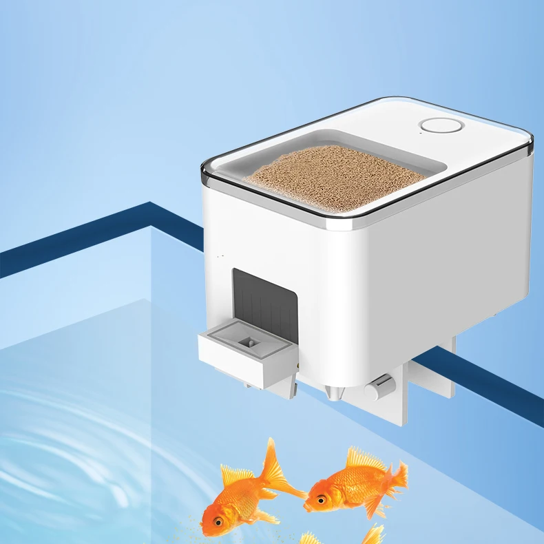 Aquarium Automatic Fish Feeder WiFi Vacation Timer Feeder for Fish Tank Electric Adjustable Auto Fish Food Dispenser
