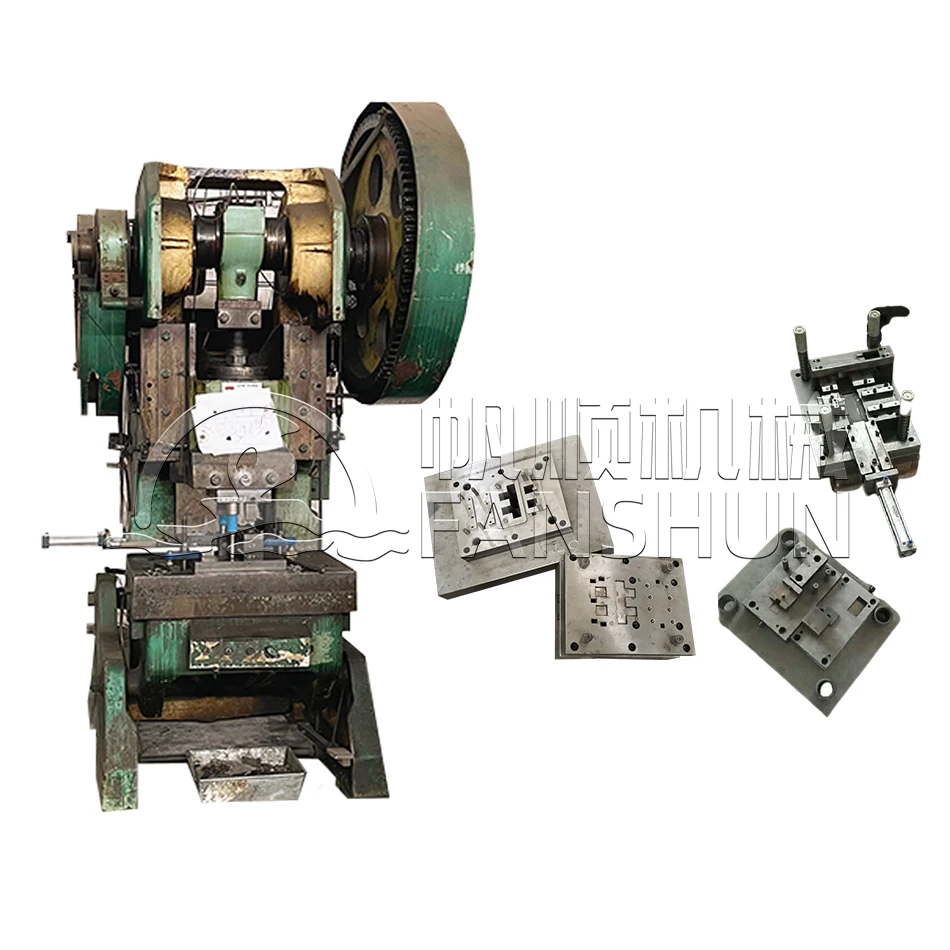 Metal  Continuous forming Flush Cabinet hinge stamping mold Automatic stamping and crimping mold cutting machine production line