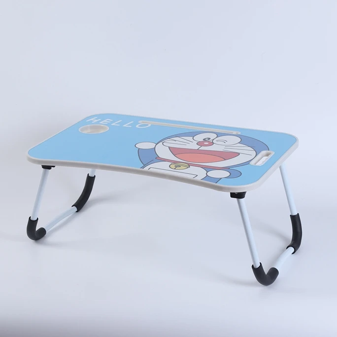 Factory small adjustable stable laptop table portable study desk folding
