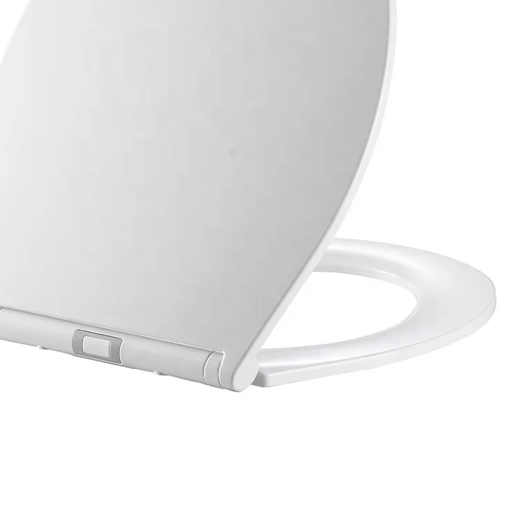 High quality standard bathroom UF plastic toilet cover with white color YC019