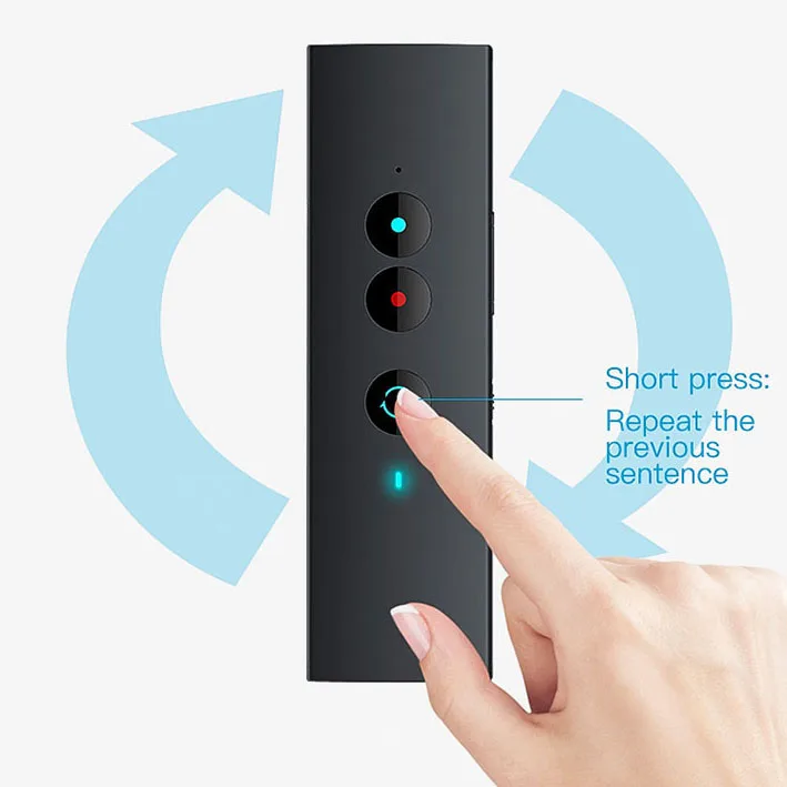 Handheld voice translator simultaneous translation instant translator with APP online customized available