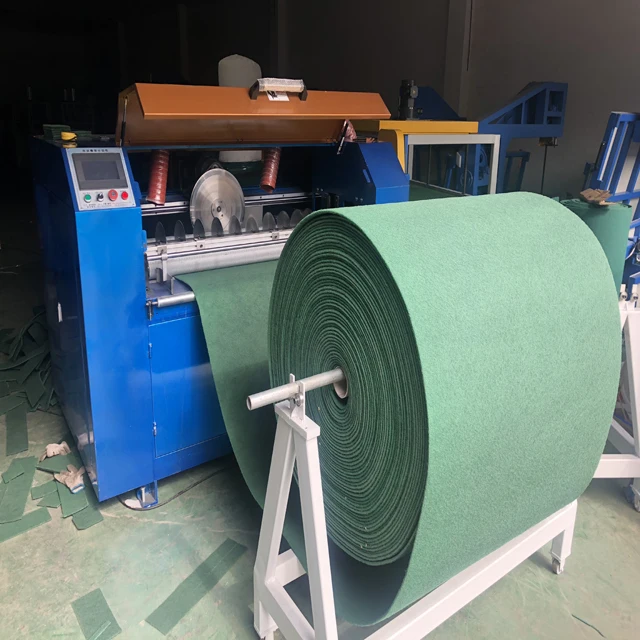 Kitchen sponge abrasive pad eva disc knife automatic horizontal and vertical cutting machine making machine