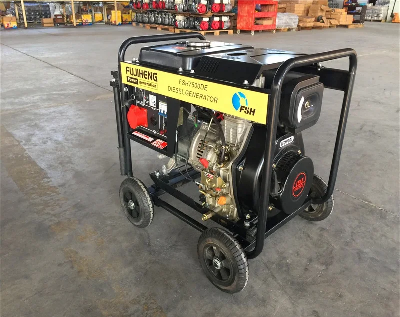 diesel portable Open frame type air-cooled,10kw diesel generator manufacturer,  engine, OEM