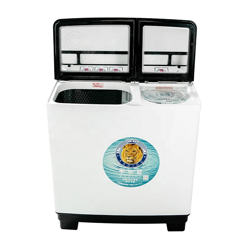 Multi-child Families Semi-Automatic Washing Machine Double Bucket Washing Machine 20 Kg Stainless Steel