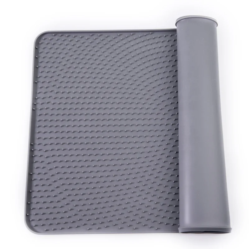 hot selling easy clean large size waterproof silicone pet dog cat litter tray mat