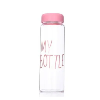
Fashion Eco Friendly Portable Clear My Bottle Sport Plastic Glass Fruit Juice Water bottle 