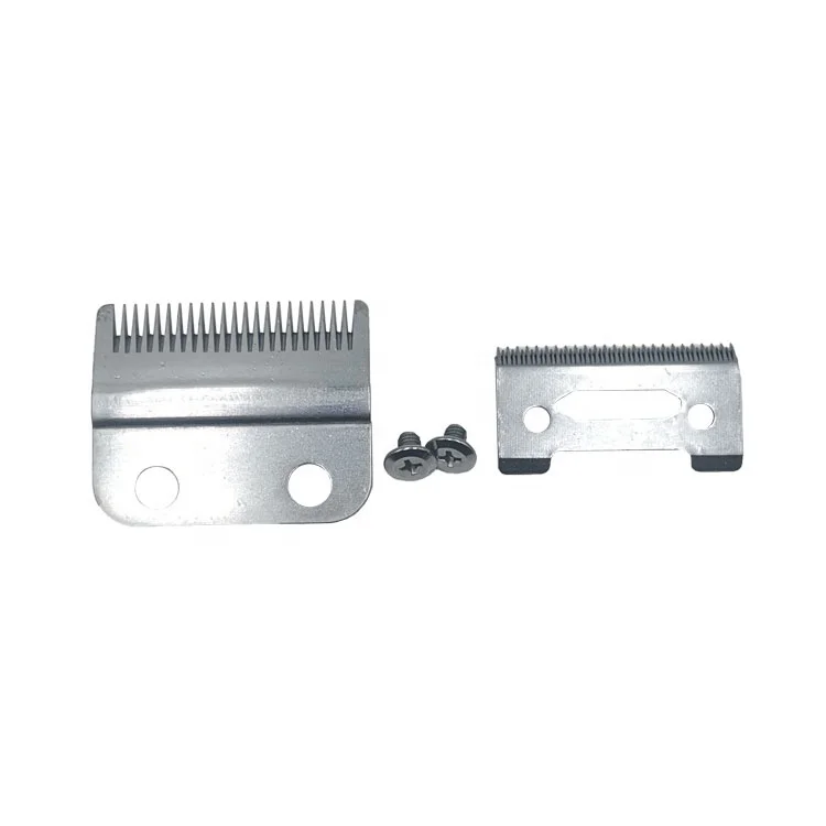 Barberi DHair Wholesale Supply Gold/White/Rainbow/Black Stainless Steel Trimmer Blades Set Sharpener Hair Clipper Blade for 8148