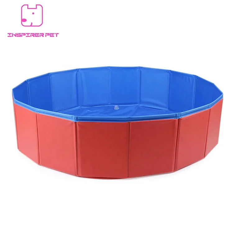 Foldable Pet Swimming Pool Bathing Tub Dog Plastic inflatable Bathtub Portable Large Pet Pool for Dogs Cats and Kids