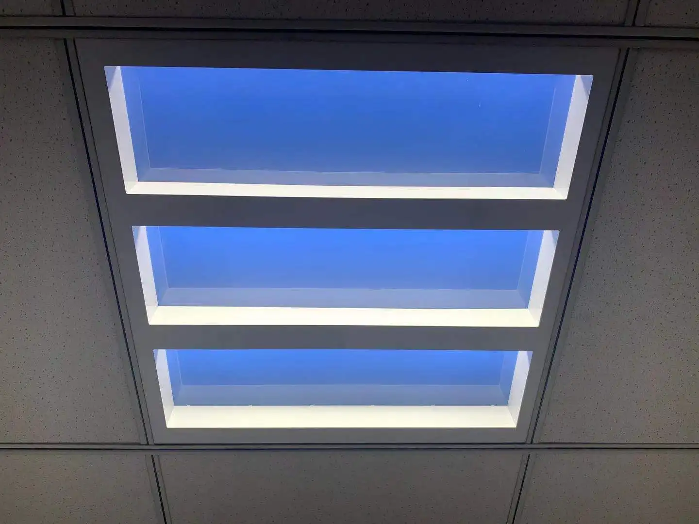 Customized Blue Sky Cloud led Panel Light Blue sky picture LED ceiling panel light for sale