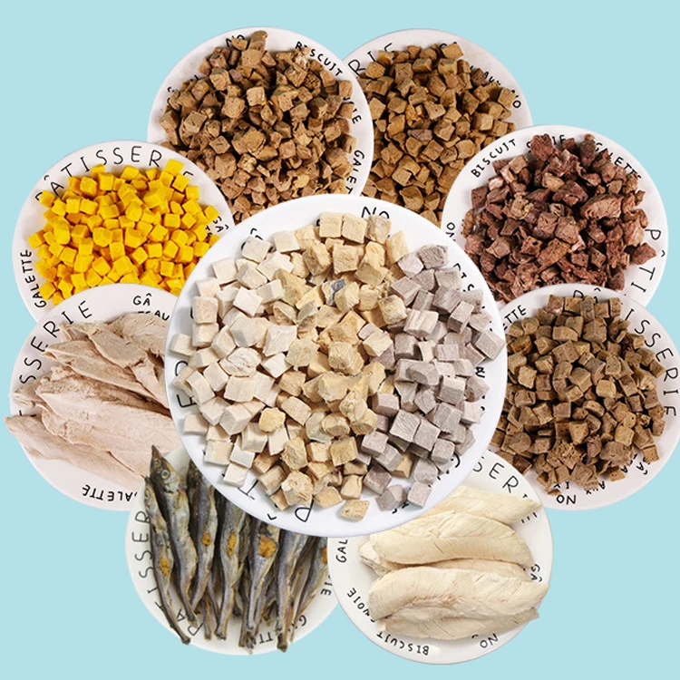 Air freight Dropshipping Agent Dropship with Sourcing Service Pet freeze-dried Chicken Cat Dog Snack Chicken Pieces Freeze-dried