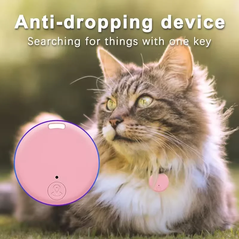 2024 New Smart Bluetooth Finder Locator Tracker Child Tracking Device Pet Keychain Wallet Luggage Anti-Lost Pet Tracker GPS