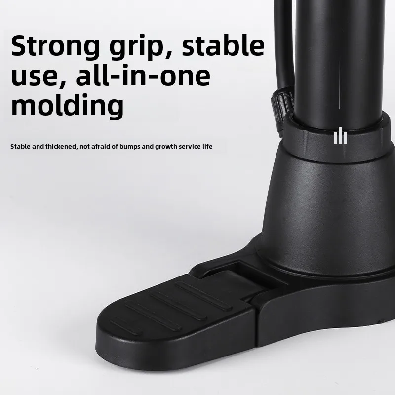 Manual High-Pressure Pump with Presta Valve for Bicycles and Cycling Accessories