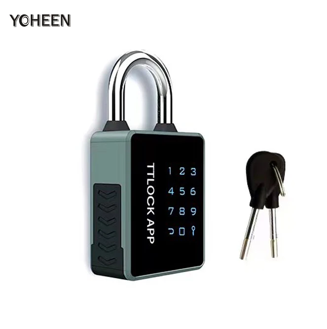 Yoheen IP65 Waterproof Ble Smart phone Control Electronic CR2 Dry Battery Digital Smart Padlock With TT Lock app