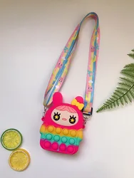 2021 New Silicone Push Bag HandBag Crossbody Handbag Beach Luxury Handbags Silicone Fidget Purse Toy it Popped Bag