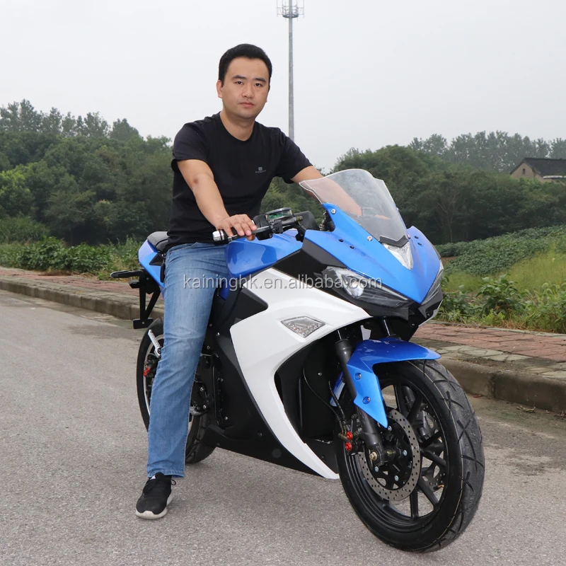 High Speed Gasoline Electric scooter 1500W high power Adults electric motorcycle speed 120 kmh