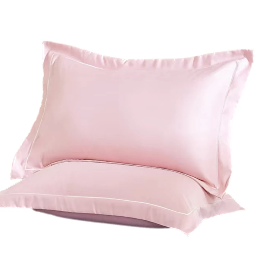 Nature Soft luxury standard breathable 100% silk pillow case for sleeping