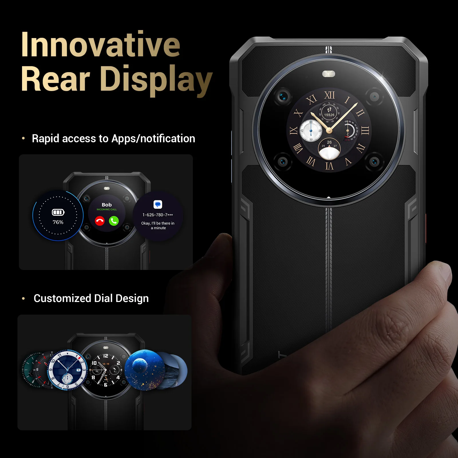 2024 hot selling original FOSSIBOT F109 6.745 inch 5G smartphone Android 14 8GB+256GB dual camera global version 5G mobile phone