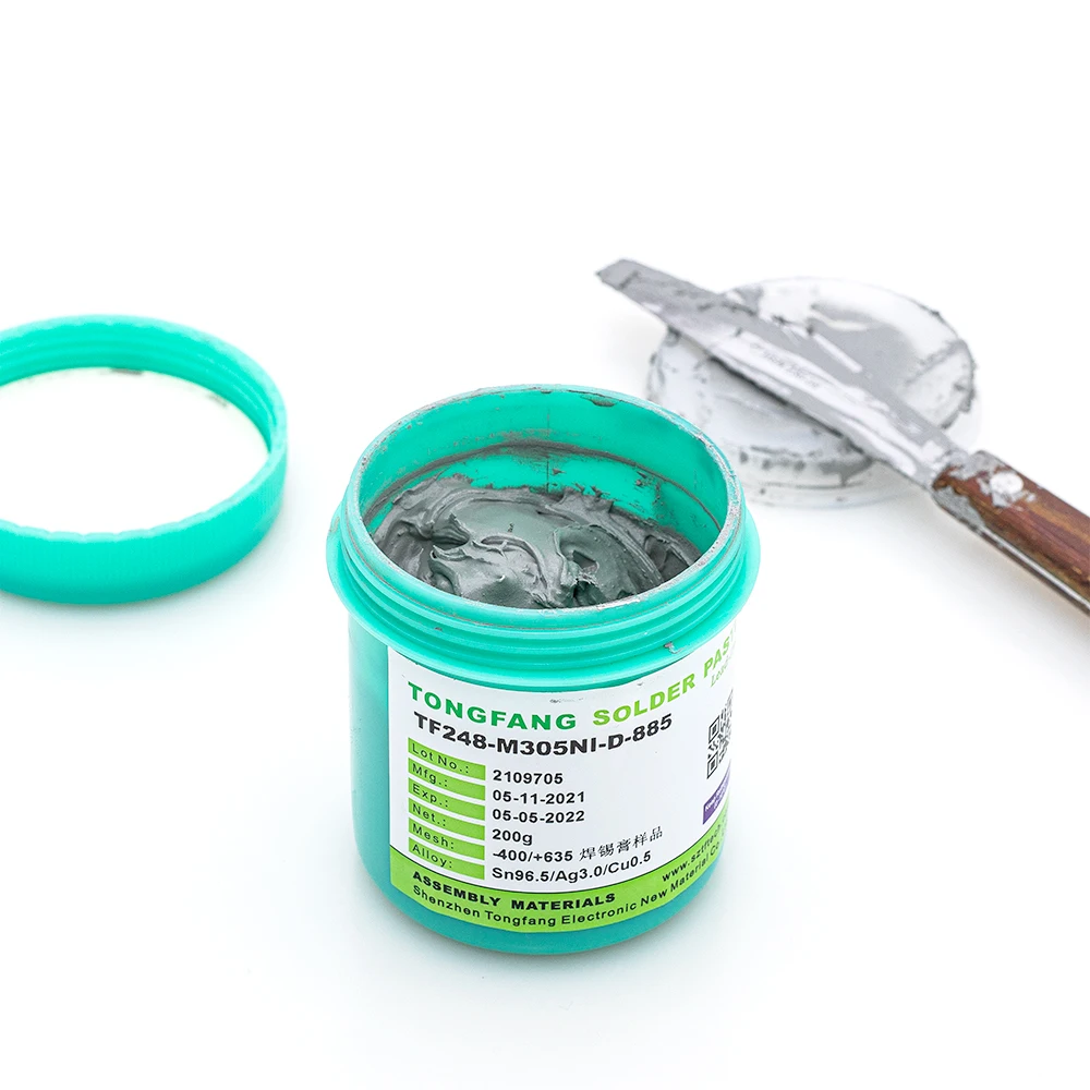 Sn69.5Bi30Cu0.5 low temperature No-clean Solder Paste Lead-free welding Flux SMT PCB LED for consumer electronics