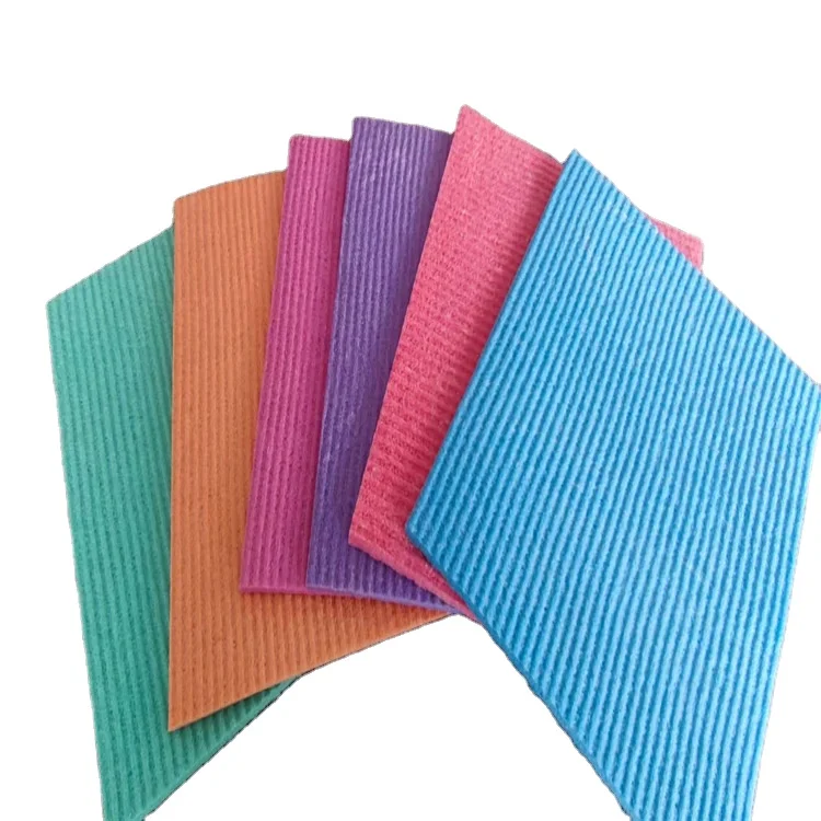 Fabrics Wholesale Cellulose Sponge Cloth Disposable Swedish DIsh Cloth