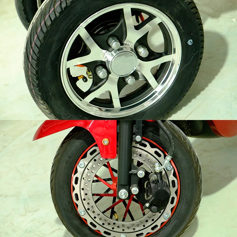Milg Electric 3 Wheeler Motorcycle Wheels Adult 160 for German Style