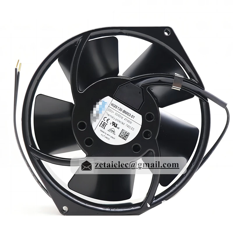 New original W2S130-BM03-01 Fan Axial 150X55MM 230V AC 47W Tubeaxial 3050RPM cooling fans in stock