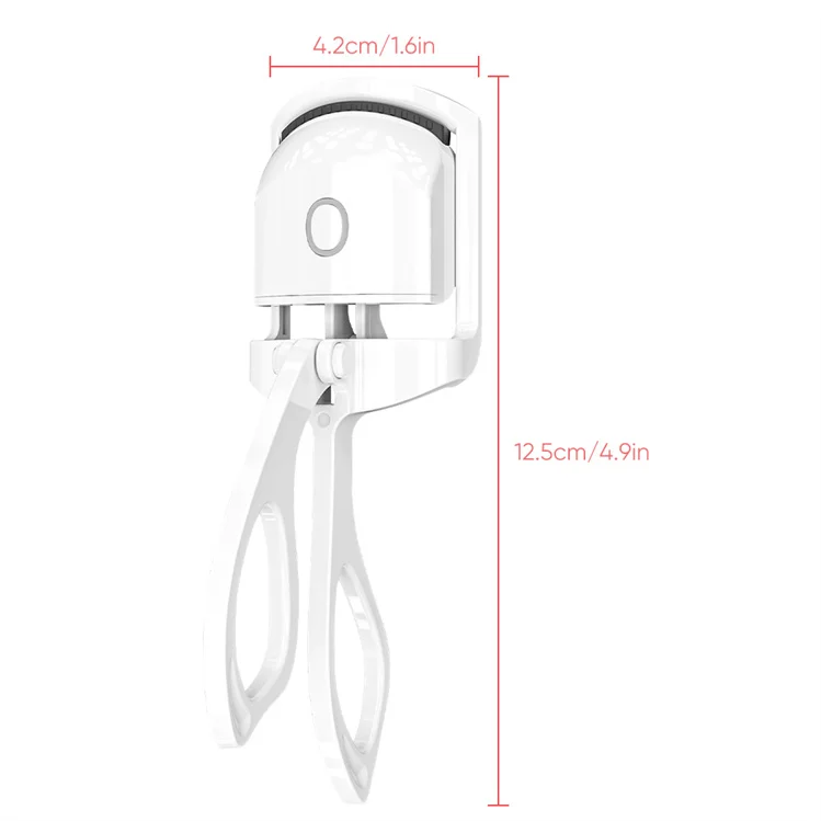 Good Sale Usb Rechargeable Quick Natural Curling Eye Lashes Long Lasting 2 Heating Modes Electrical Heated Eyelash Curler