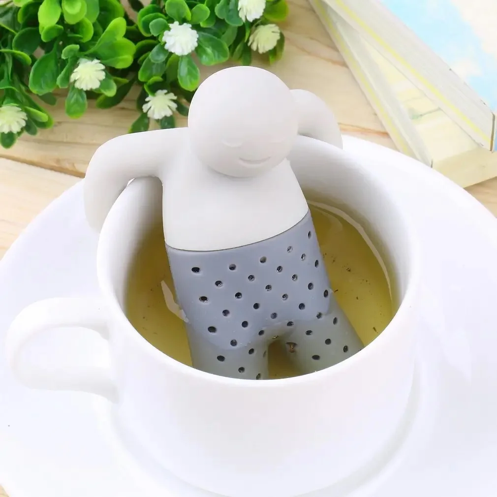 Silicone Tea Infuser Environmentally Friendly Anti-Fouling Cartoon Tea Drain Cups Mugs Teapots Filter Tea Strainer Tools