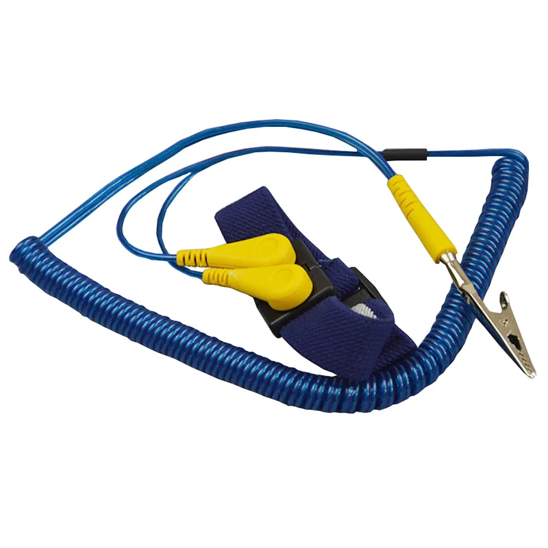 GI Electrostatic ESD Discharge Cable Band Cordless Anti Static Wrist Straps Bracelet Antistatic Wireless Wrist Strap