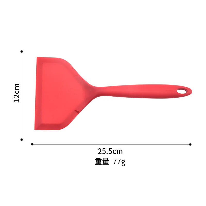 wholesale silicone frying spatula Translucent tamagoyaki spatula kitchen utensils