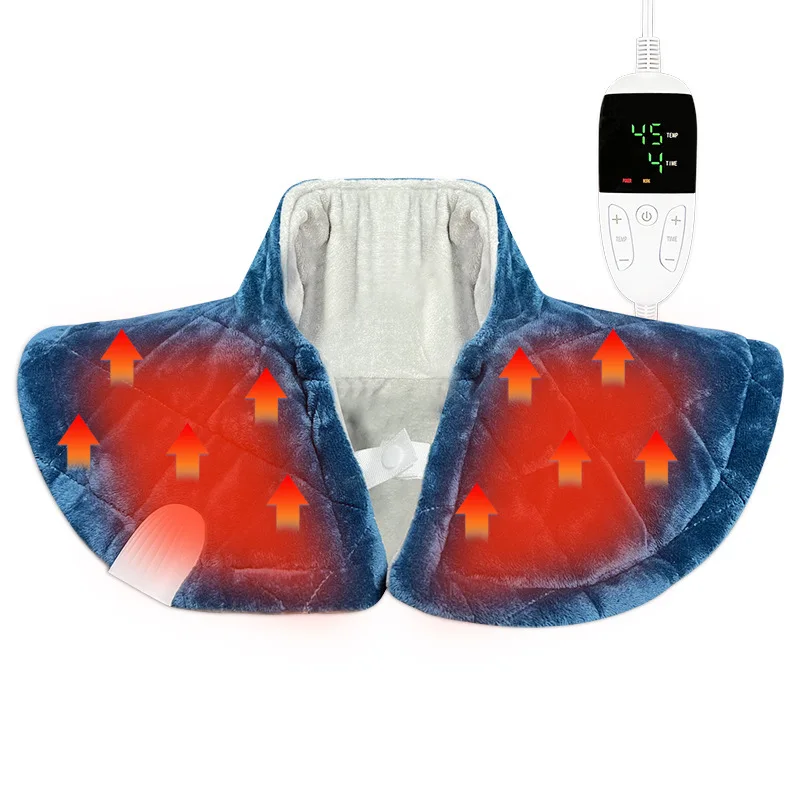Weighted Heating Pad for Neck and Shoulders Large Electric Heated Neck Shoulder Wrap for Pain Relief