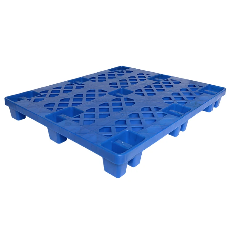 Manufactory Wholesale price Blue Nestable 1200X1000 Hdpe Recycled Disposable Euro Heavy Duty Stackable Plastic Pallet