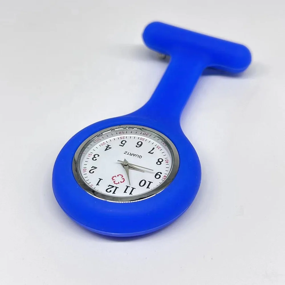 High quality custom colorful silicone doctor watches breast watch for nurse