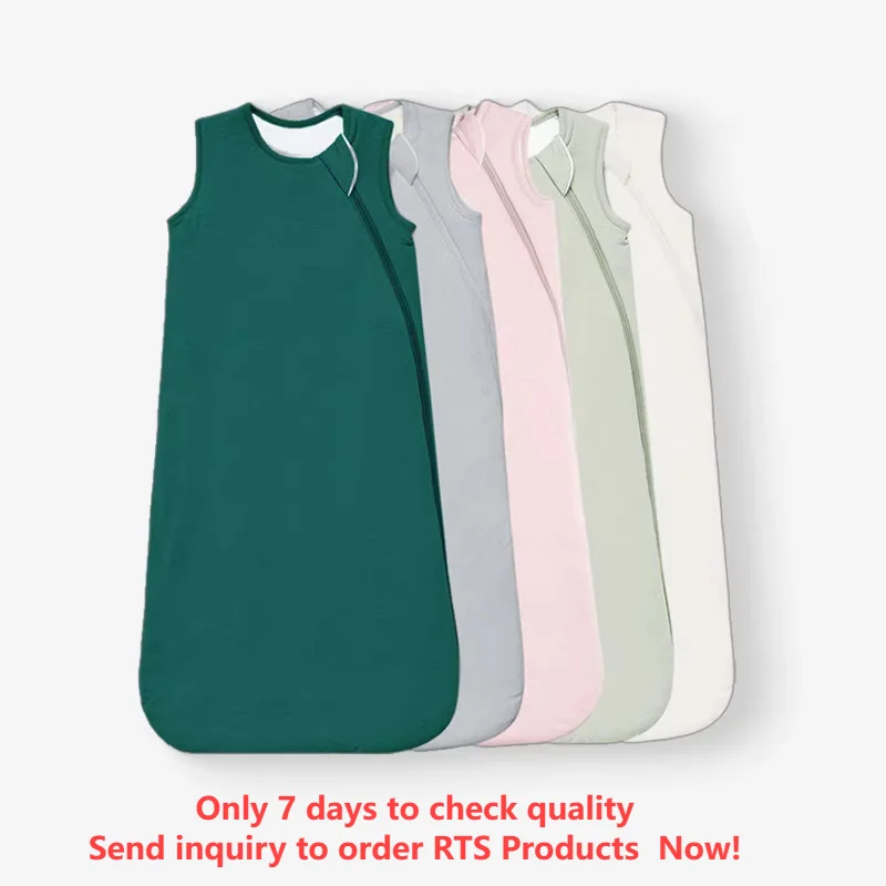 Bamboo baby sleeping bags two ways zipper newborn pajamas baby sleep sack wholesale bamboo toddler sleepers newborn clothes