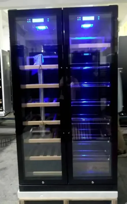 Noise Reduction 635l Mini Wine Cellar Modern Wine Bar Cabinet Refrigerator Wine Rack